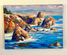 Original art for sale at UGallery.com | Pacific Coastline by Steven Guy Bilodeau | $525 | oil painting | 12' h x 16' w | thumbnail 4