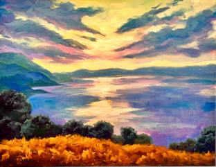 Sunset Over Lake Ohrid by Steven Guy Bilodeau |  Artwork Main Image 
