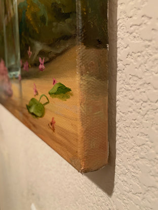 Still Life with Lilac by Nikolay Rizhankov |  Side View of Artwork 