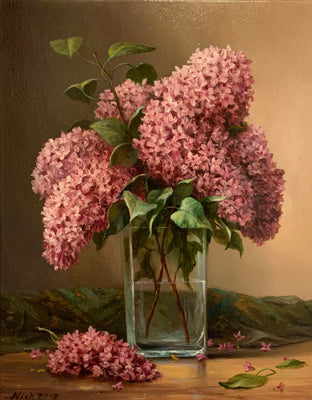 Still Life with Lilac by Nikolay Rizhankov |  Artwork Main Image 