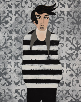 Stripe Man by Diana Rosa |  Context View of Artwork 