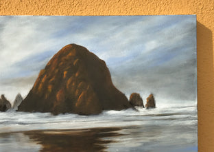 Original art for sale at UGallery.com | Sublime Coast V by Mandy Main | $740 | oil painting | 24' h x 36' w | photo 3