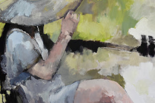 Summer Bonnet by Mary Pratt |   Closeup View of Artwork 