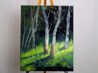 Original art for sale at UGallery.com | Summer Light by Nancy Merkle | $650 | oil painting | 20' h x 16' w | photo 3