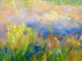 Summer Pasture by Elizabeth Garat |   Closeup View of Artwork 
