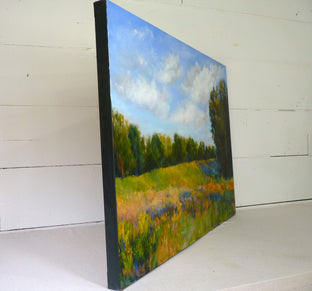 Summer Pasture by Elizabeth Garat |  Side View of Artwork 