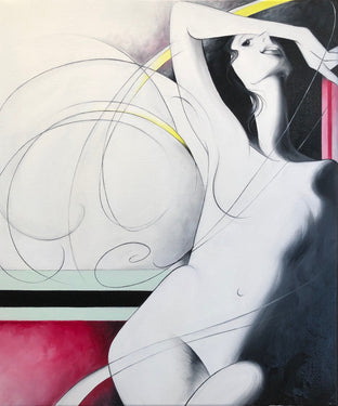 Original art for sale at UGallery.com | It Girl - Commission by Sumner Crenshaw | $700 | oil painting | 24' h x 20' w | photo 3