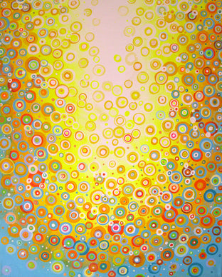 Original art for sale at UGallery.com | Sun I by Natasha Tayles | $650 | acrylic painting | 24' h x 18' w | photo 4
