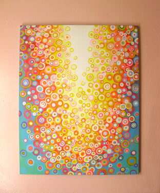 Original art for sale at UGallery.com | Sun Bubbles by Natasha Tayles | $575 | acrylic painting | 24' h x 18' w | photo 3