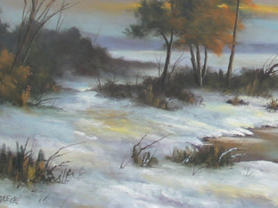 Sundown Along Bull Creek by Gail Greene |   Closeup View of Artwork 