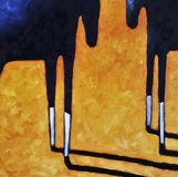 Original art for sale at UGallery.com | Sundown by Jaime Ellsworth | $1,975 | oil painting | 36' h x 36' w | thumbnail 1