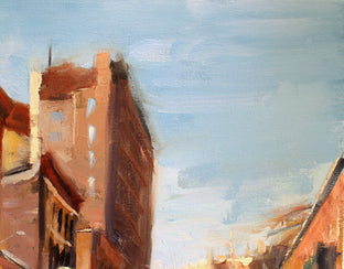 Original art for sale at UGallery.com | Sunny Day in Greenwich Village by Jonelle Summerfield | $600 | oil painting | 18' h x 24' w | photo 3