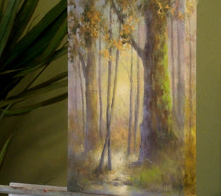 Sunrise Tango by Gail Greene |  Side View of Artwork 