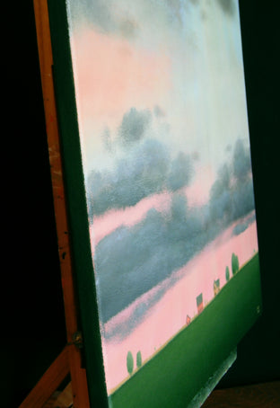 Below the Clearing Sky by Sharon France |  Side View of Artwork 