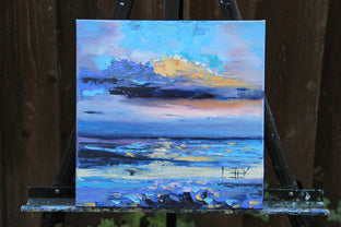 Pacific Sunset by Lisa Elley |  Context View of Artwork 
