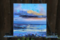 Original art for sale at UGallery.com | Pacific Sunset by Lisa Elley | $450 | oil painting | 12' h x 12' w | thumbnail 3