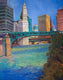 Original art for sale at UGallery.com | Chicago from the River, Midday by Suren Nersisyan | $1,200 | oil painting | 30' h x 24' w | thumbnail 1