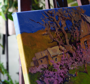 Farmhouses and Almond Trees, Spring by Suren Nersisyan |  Context View of Artwork 