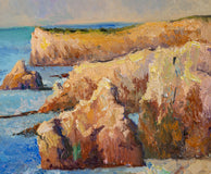 Original art for sale at UGallery.com | Pacific Ocean, Rocks by Suren Nersisyan | $850 | oil painting | 20' h x 24' w | thumbnail 2