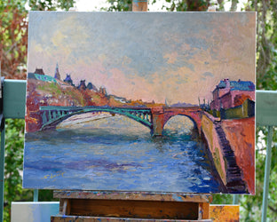Paris, River Seine by Suren Nersisyan |  Context View of Artwork 