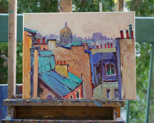 Roofs in Paris City, The Dôme des Invalides by Suren Nersisyan |  Context View of Artwork 