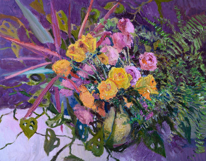 Roses and Houseplants by Suren Nersisyan | Artwork Main Image