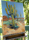 Original art for sale at UGallery.com | Saguaro Cactus in Arizona Desert by Suren Nersisyan | $600 | oil painting | 24' h x 18' w | thumbnail 2