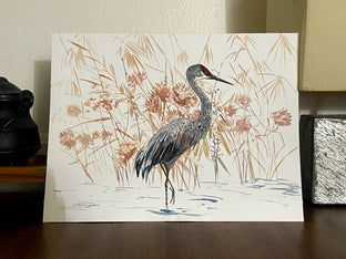 Sandhill Crane by Suren Nersisyan |   Closeup View of Artwork 