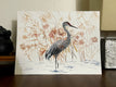 Original art for sale at UGallery.com | Sandhill Crane by Suren Nersisyan | $325 | watercolor painting | 12' h x 16' w | thumbnail 4