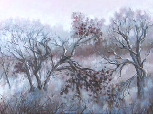 Original art for sale at UGallery.com | Frozen Oak Medley by Suzanne Massion | $575 | oil painting | 18' h x 24' w | photo 1