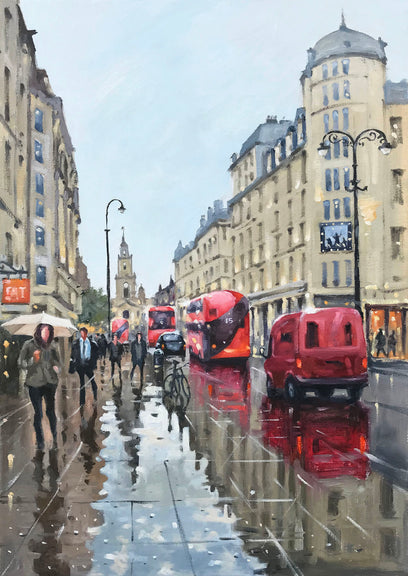 A Rainy Day in London by Swarup Dandapat | Artwork Main Image