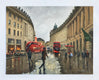 Original art for sale at UGallery.com | After Rain in Regent Street by Swarup Dandapat | $1,000 | oil painting | 16' h x 20' w | thumbnail 3