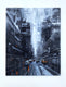 Original art for sale at UGallery.com | New York Diaries I by Swarup Dandapat | $1,200 | oil painting | 20' h x 16' w | thumbnail 3