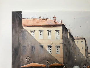 Original art for sale at UGallery.com | A Roman Holiday by Swarup Dandapat | $750 | watercolor painting | 15' h x 22' w | photo 2