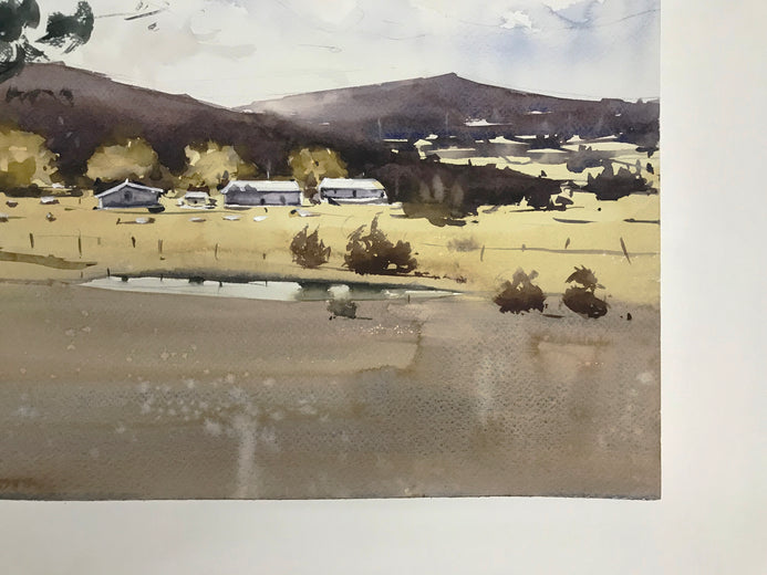 Clouds over the Hills by Swarup Dandapat |  Context View of Artwork 