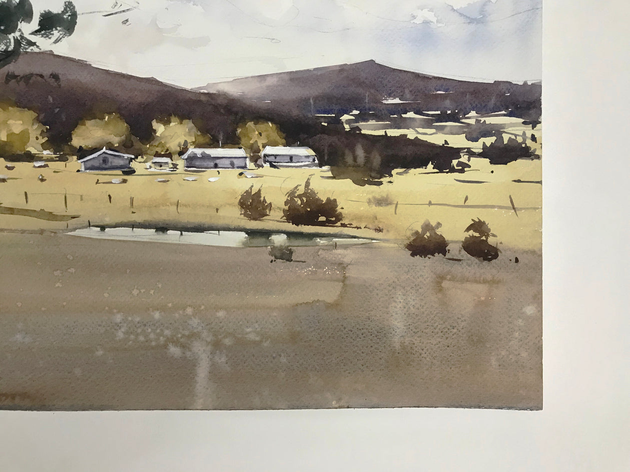 Clouds over the Hills by Swarup Dandapat |  Context View of Artwork 