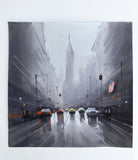 Original art for sale at UGallery.com | The Liquid City by Swarup Dandapat | $650 | watercolor painting | 14.2' h x 14.2' w | thumbnail 3