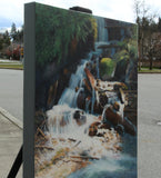 Original art for sale at UGallery.com | Swift Water by Jo Galang | $975 | oil painting | 20' h x 20' w | thumbnail 2