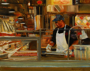 Original art for sale at UGallery.com | Take Out by Onelio Marrero | $575 | oil painting | 11' h x 14' w | photo 1