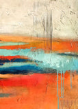 Original art for sale at UGallery.com | Tangerine by Drew Noel Marin | $1,900 | acrylic painting | 36' h x 24' w | thumbnail 4