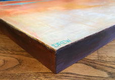 Original art for sale at UGallery.com | Tangerine by Drew Noel Marin | $1,900 | acrylic painting | 36' h x 24' w | thumbnail 2