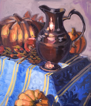 Original art for sale at UGallery.com | October Still Life by Tara Zalewsky-Nease | $700 | oil painting | 20' h x 16' w | photo 1