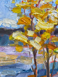Original art for sale at UGallery.com | Aspen Grove by Teresa Smith | $300 | oil painting | 5' h x 7' w | thumbnail 4