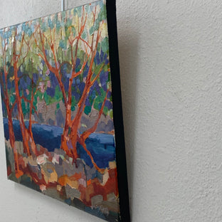Original art for sale at UGallery.com | Madrona by Teresa Smith | $625 | oil painting | 12' h x 16' w | photo 2