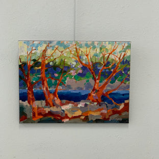 Original art for sale at UGallery.com | Madrona by Teresa Smith | $625 | oil painting | 12' h x 16' w | photo 3