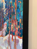 Original art for sale at UGallery.com | Snow Day by Teresa Smith | $1,075 | oil painting | 20' h x 16' w | thumbnail 2