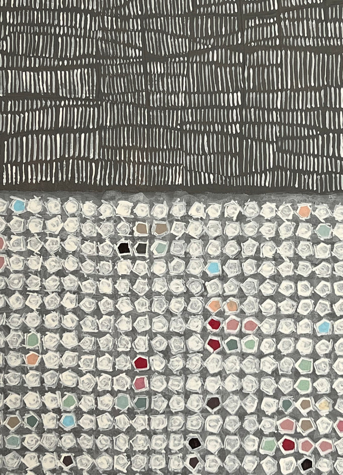 Finding Balance v5 by Terri Bell |  Closeup View of Artwork 