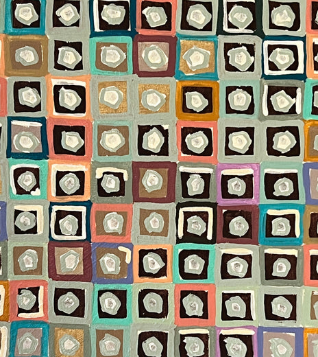 Lyrical Geometry by Terri Bell |   Closeup View of Artwork 