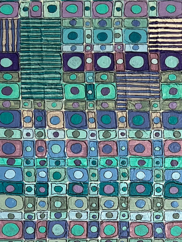 10th Avenue Mirage by Terri Bell |  Closeup View of Artwork 