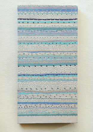 Original art for sale at UGallery.com | Ebb and Flow by Terri Bell | $600 | mixed media artwork | 24' h x 12' w | photo 3